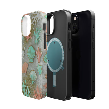 Seashell Coral Magnetic Impact Phone Case