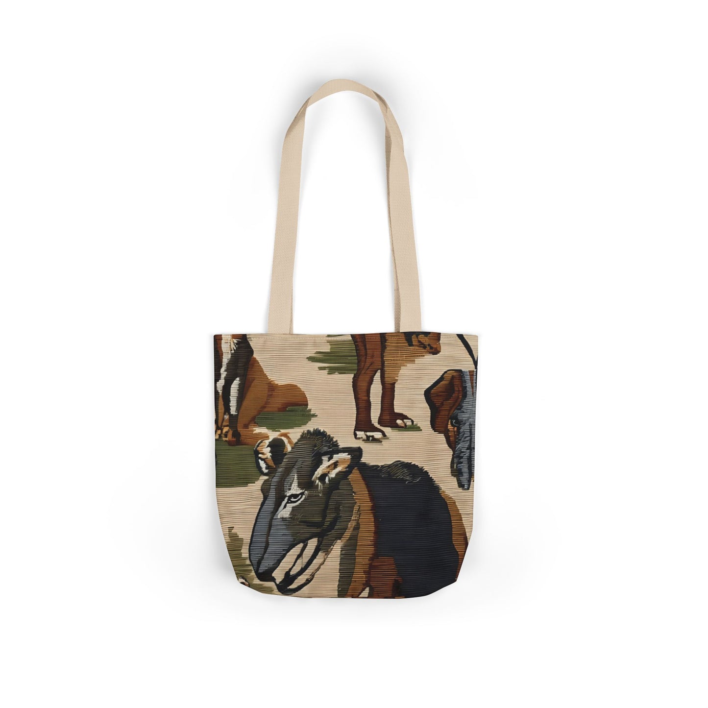 Canvas Tote — Farm Animal Rustic Tote Bag