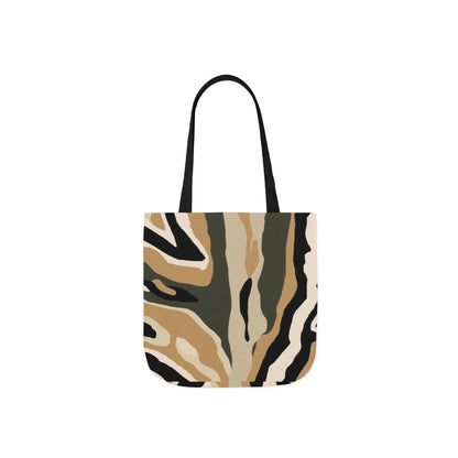 Canvas Tote Bag — Neutral Desert Camo Abstract Print