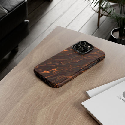 Copper Swirl Phone Case — Tough Protective iPhone Cover