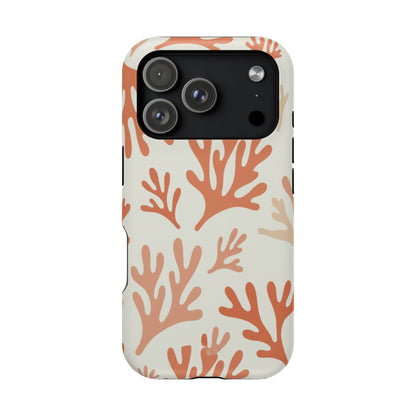 Coral Reef Magnetic Impact Phone Case — Protective MagSafe-Compatible Design