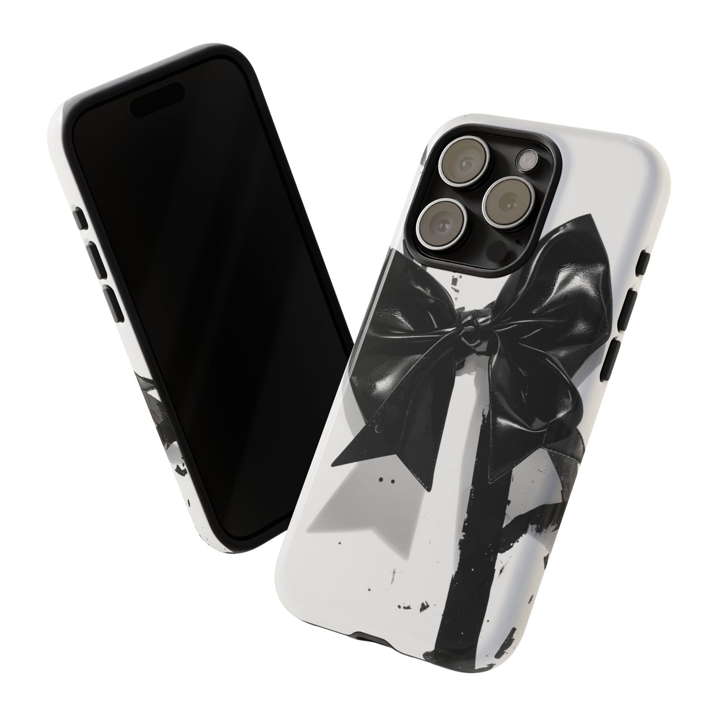 Phone Case — Black Bow Graphic Protective Cover