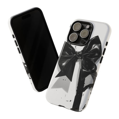 Phone Case — Black Bow Graphic Protective Cover