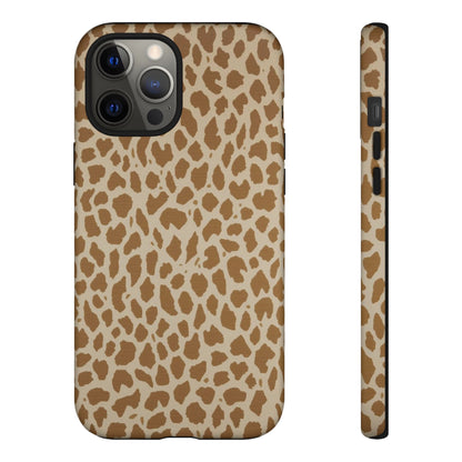 Leopard Print Tough Phone Case — Slim Protective Animal Pattern
