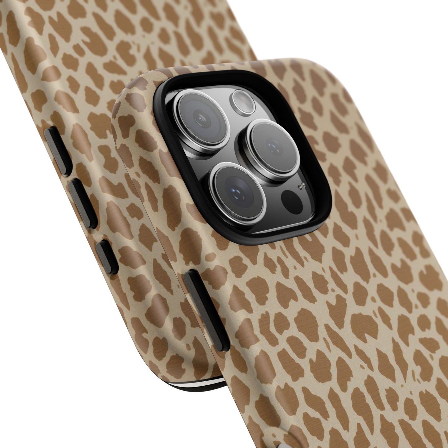 Leopard Print Tough Phone Case — Slim Protective Animal Pattern