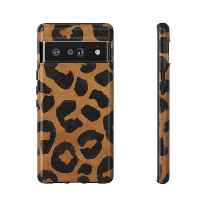Leopard Print Tough Phone Case — Protective Animal Print iPhone Case