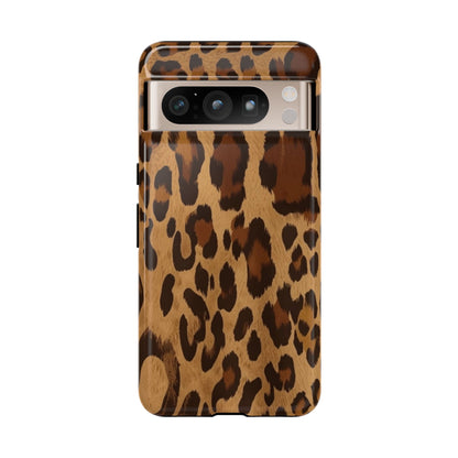 Leopard Print Tough Phone Case — Durable Animal Print Protective Cover