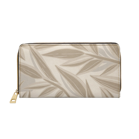 Women's Harvest Wallet - Botanical Zippered Wallet