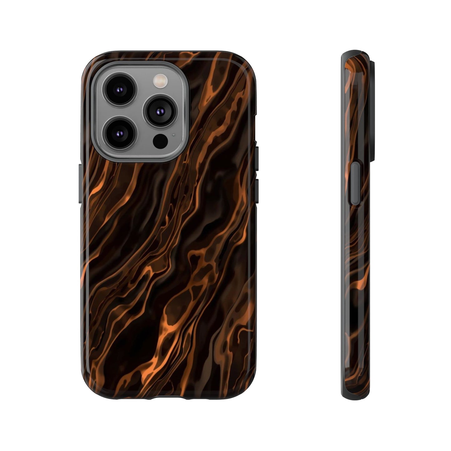 Copper Swirl Phone Case — Tough Protective iPhone Cover