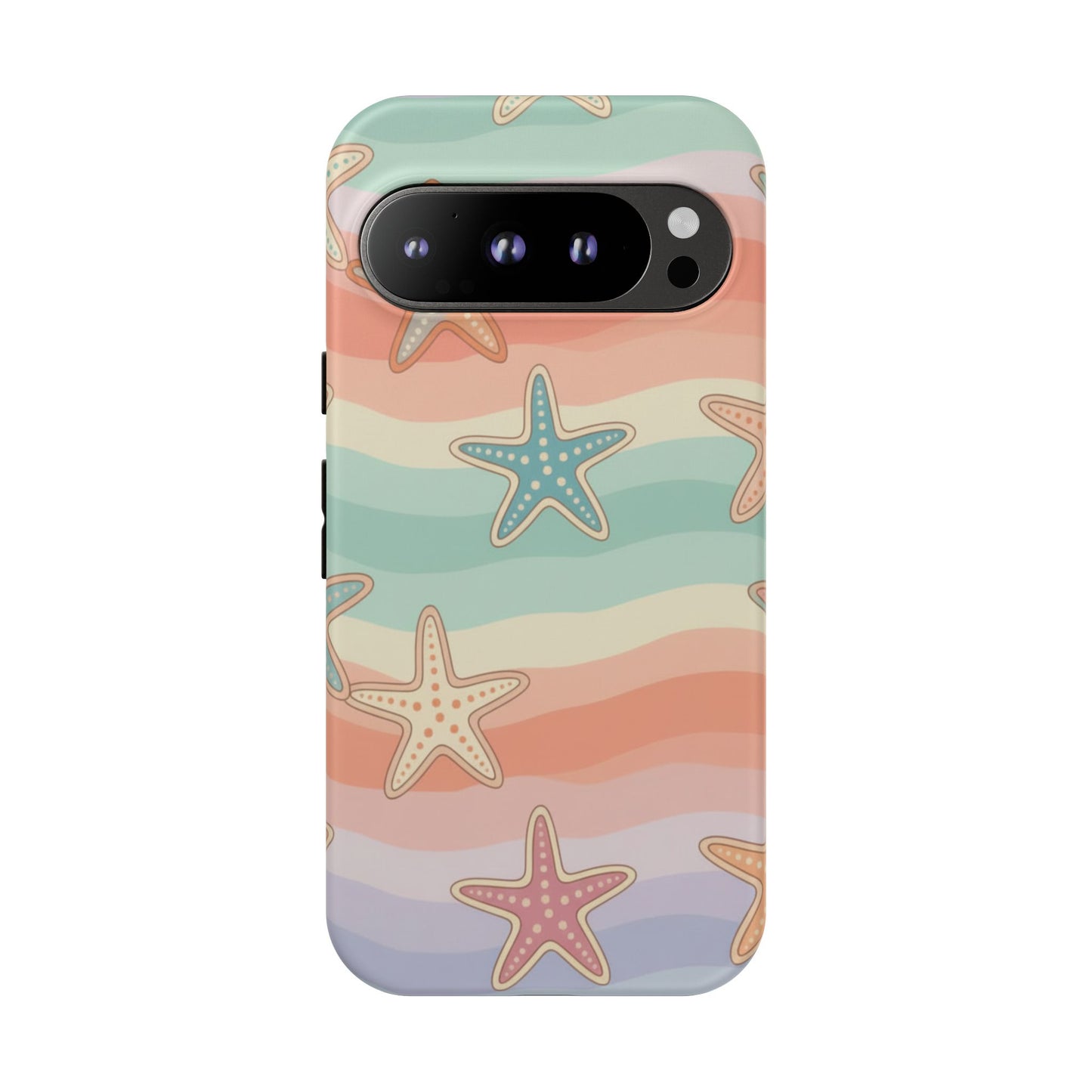 Starfish Wave Tough Phone Case — Pastel Beach Protective Cover