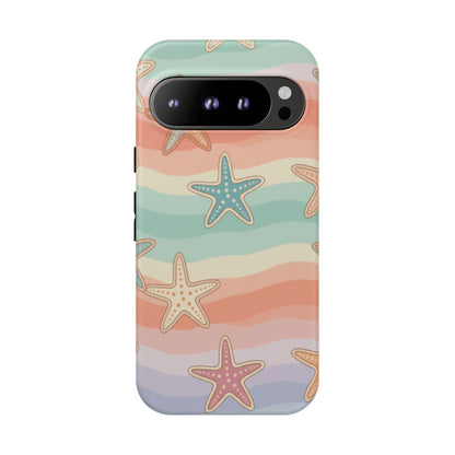 Starfish Wave Tough Phone Case — Pastel Beach Protective Cover