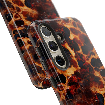 Tortoiseshell Phone Case — Protective iPhone Cover with Classic Amber Pattern