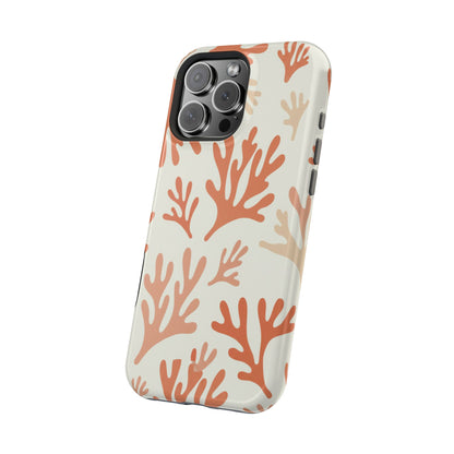 Coral Reef Magnetic Impact Phone Case — Protective MagSafe-Compatible Design