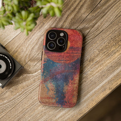 Retro Sunset Tough Phone Case