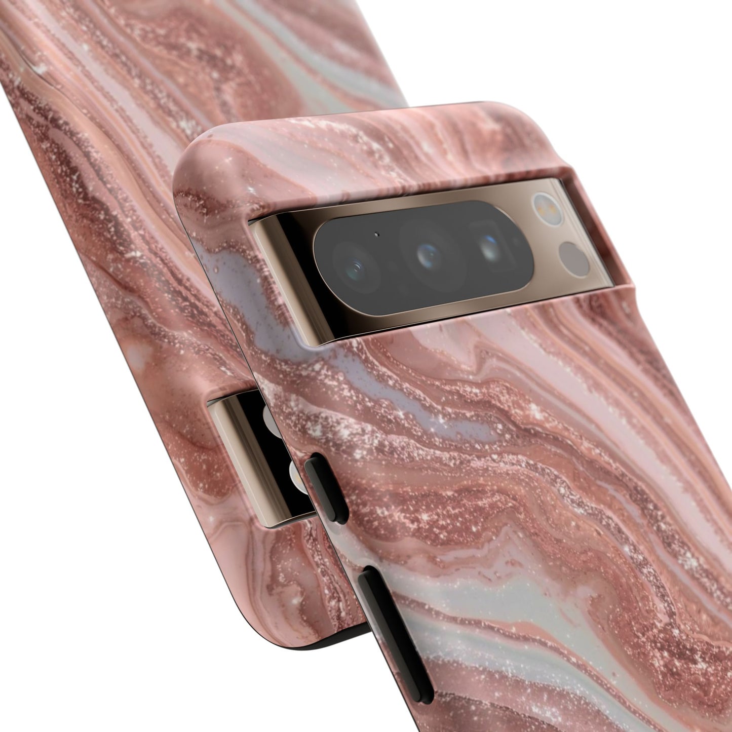 Rose Gold Marble Tough Phone Case