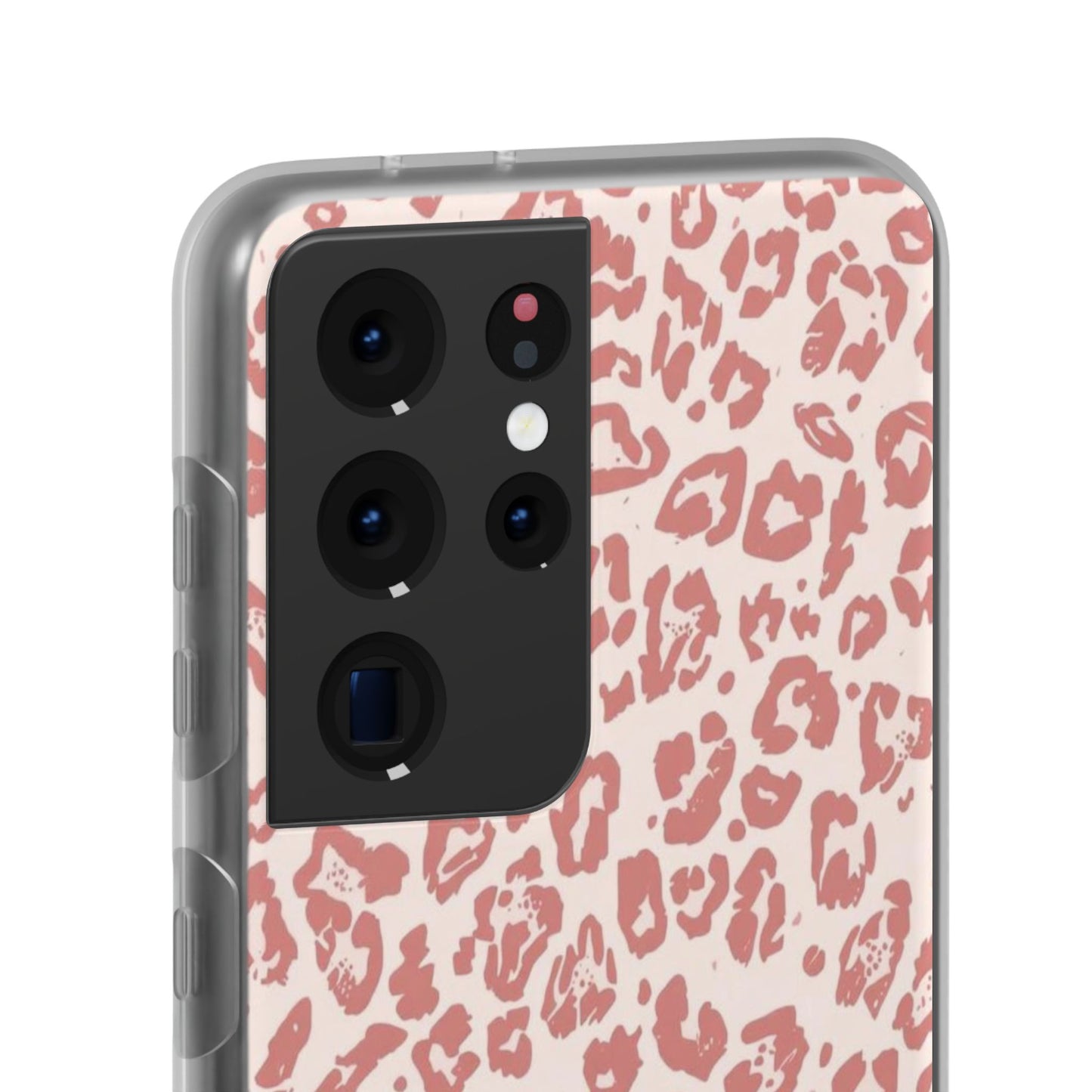 Pink Leopard Print Phone Case – Slim Flexible Protective Cover