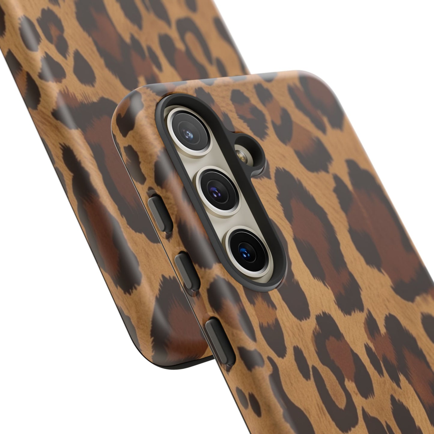 Leopard Print Tough Phone Case — Durable Animal Print Protective Cover