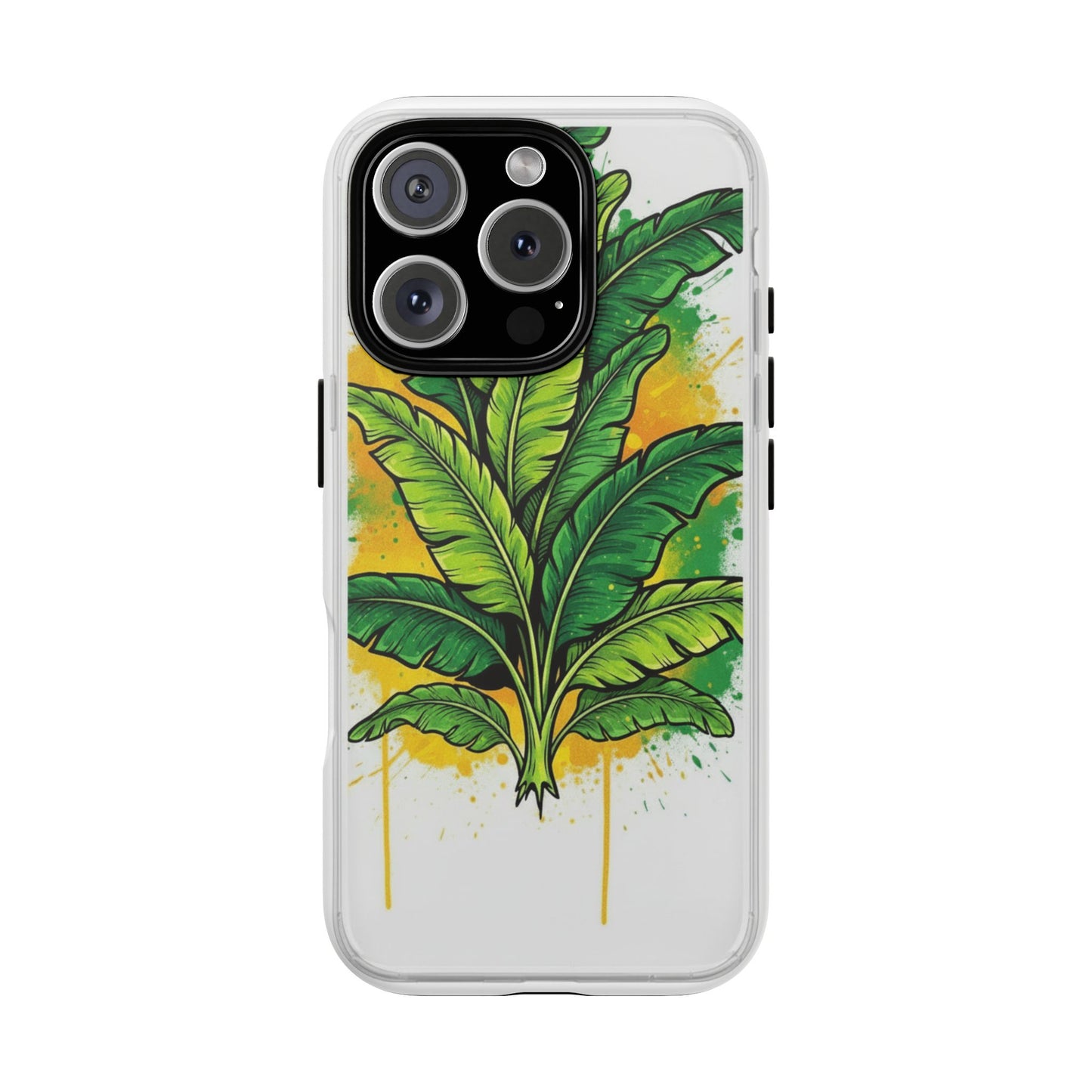 Tropical Banana Leaf Phone Case — Vibrant Green Plant Protector