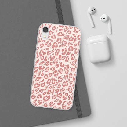 Pink Leopard Print Phone Case – Slim Flexible Protective Cover