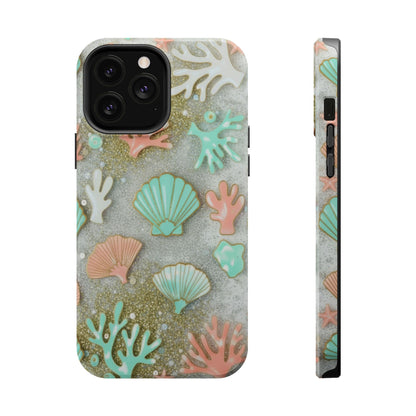 Seashell Coral Magnetic Impact Phone Case