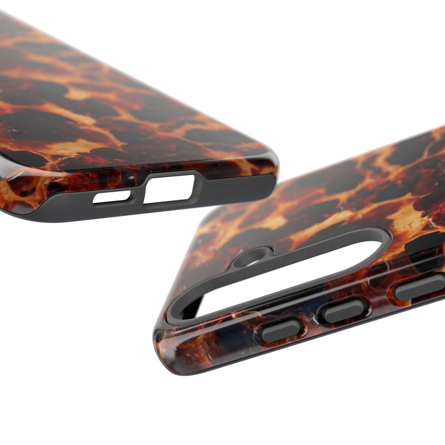 Tortoiseshell Phone Case — Protective iPhone Cover with Classic Amber Pattern