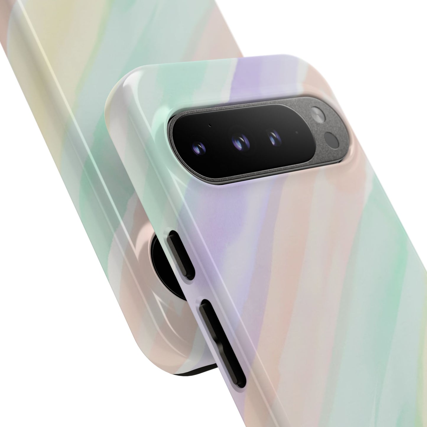 Pastel Watercolor Stripe Tough Phone Case