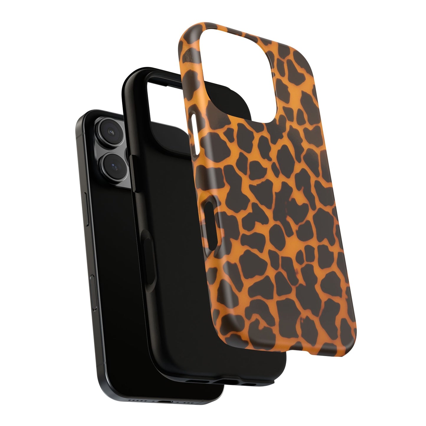 Leopard Print Tough Phone Case — Slim Protective iPhone Cover