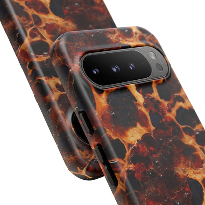 Tortoiseshell Phone Case — Protective iPhone Cover with Classic Amber Pattern