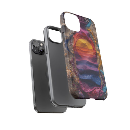 Phone Case — Colorful Sand Art Sunset Tough Protective Case