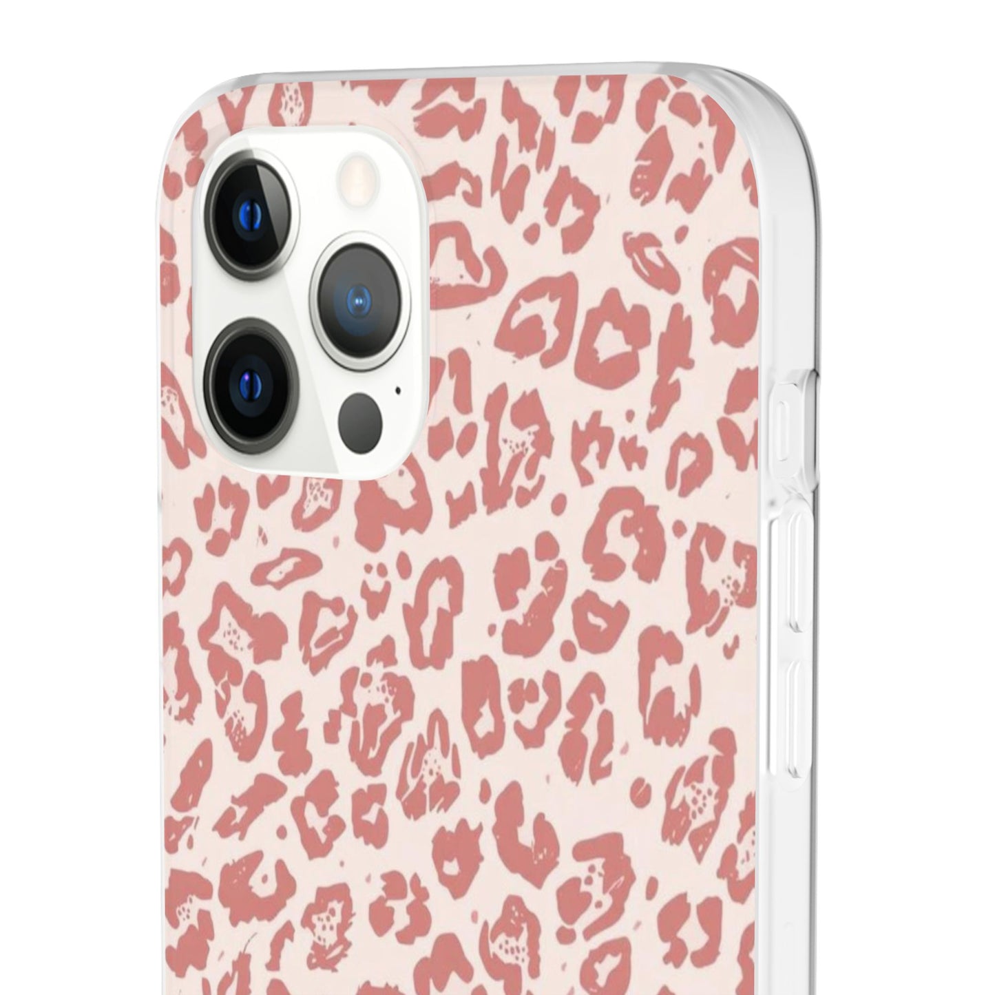 Pink Leopard Print Phone Case – Slim Flexible Protective Cover
