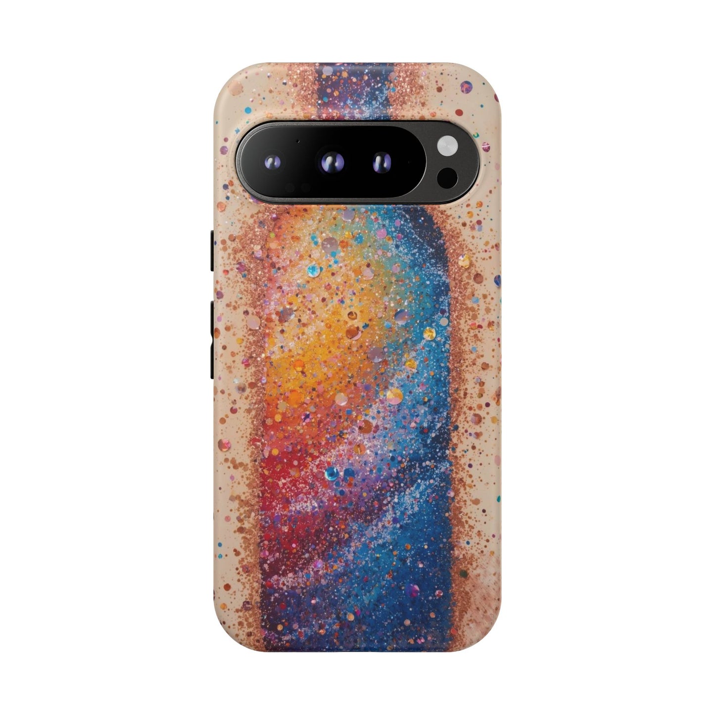 Galaxy Bottle Tough Phone Case — Colorful Nebula Splash iPhone Cover