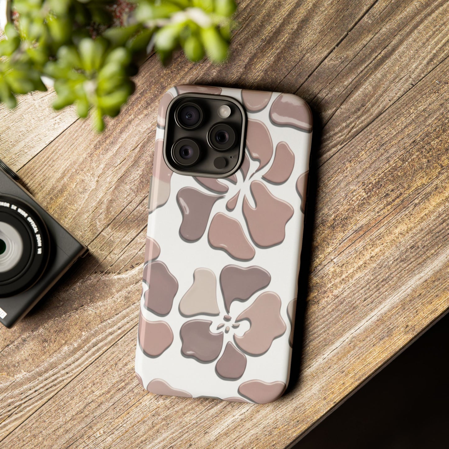 Tough Cases — Neutral Floral Tough Phone Case