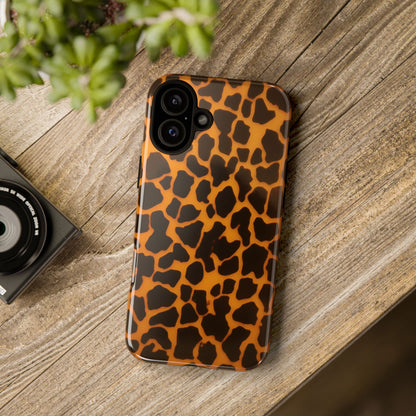 Leopard Print Tough Phone Case — Slim Protective iPhone Cover