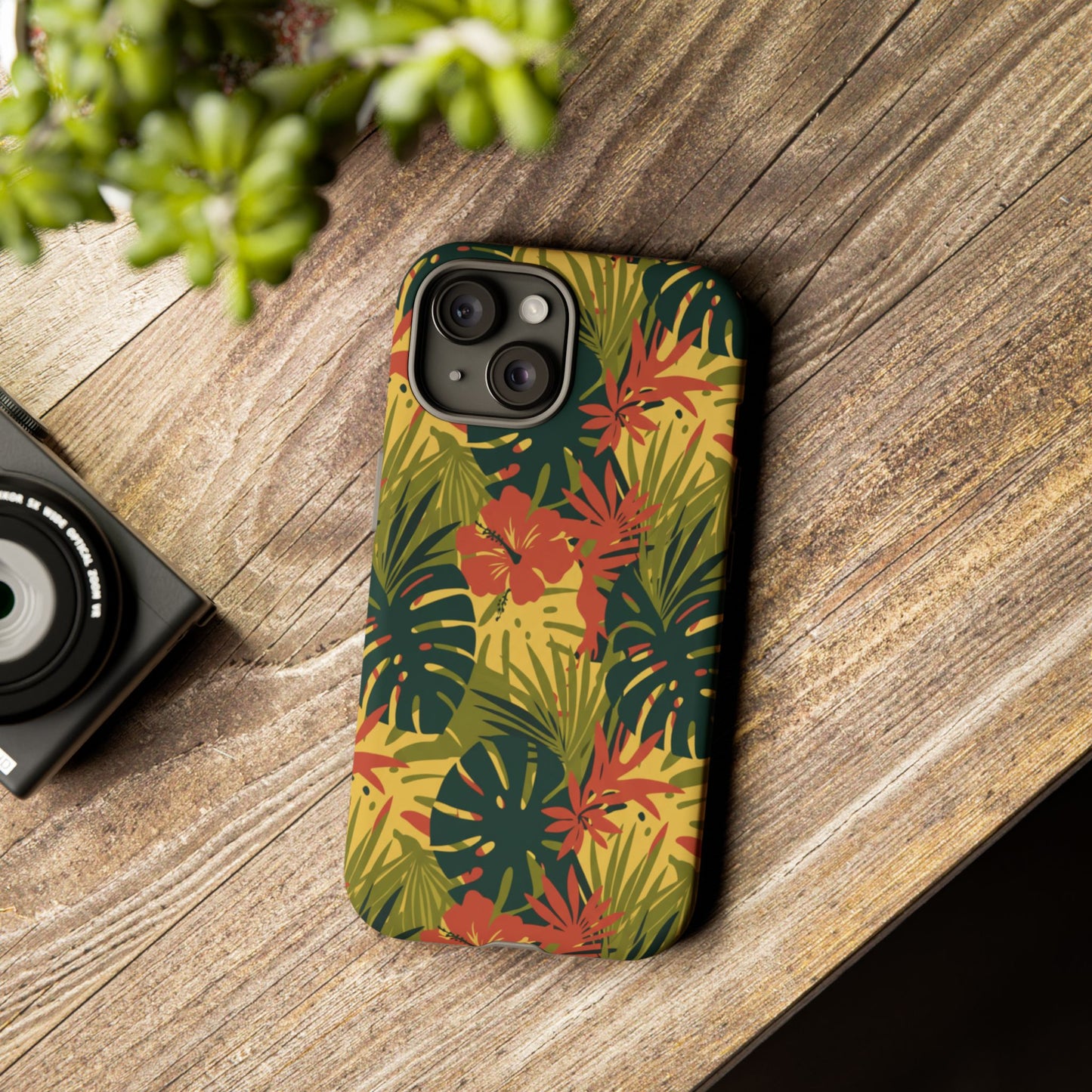 Tropical Hibiscus Phone Case — Durable Floral iPhone Protection
