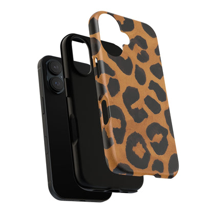 Leopard Print Tough Phone Case — Protective Animal Print iPhone Case