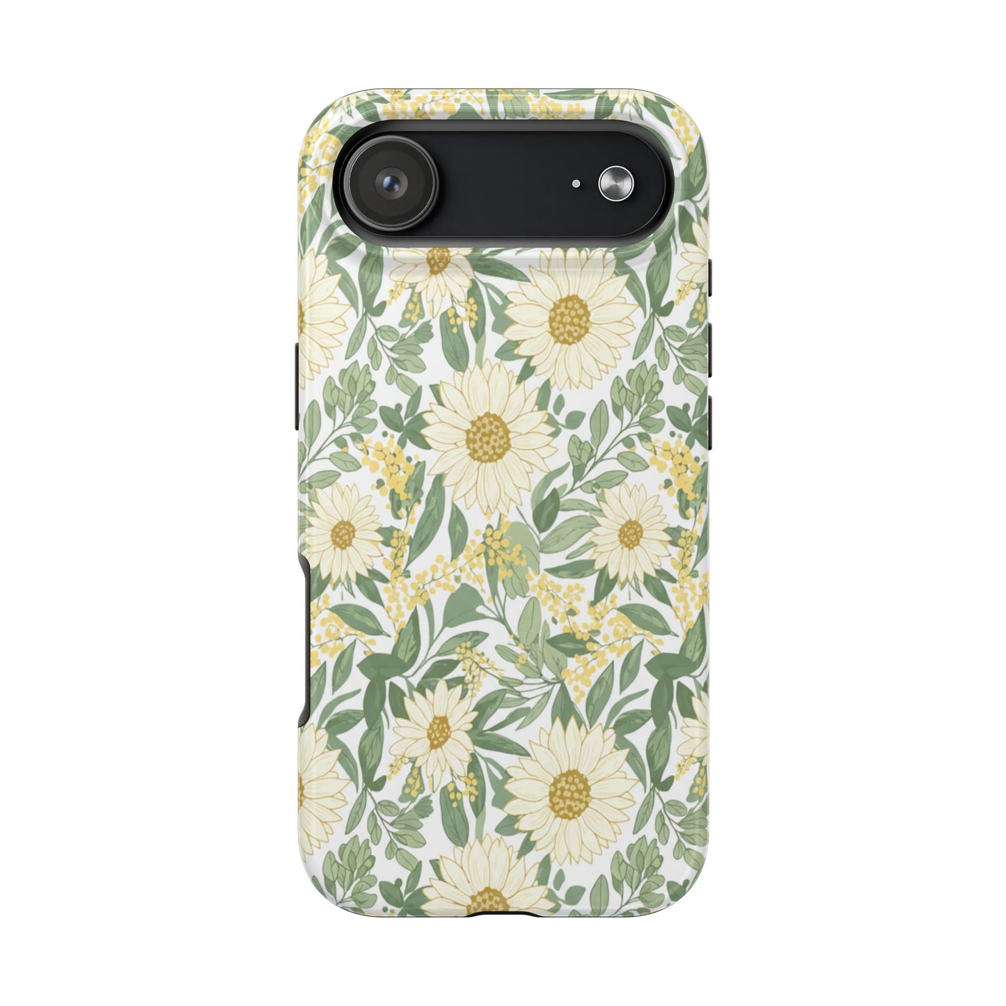 Daisy Meadow Tough Phone Case — Floral Protective Phone Cover