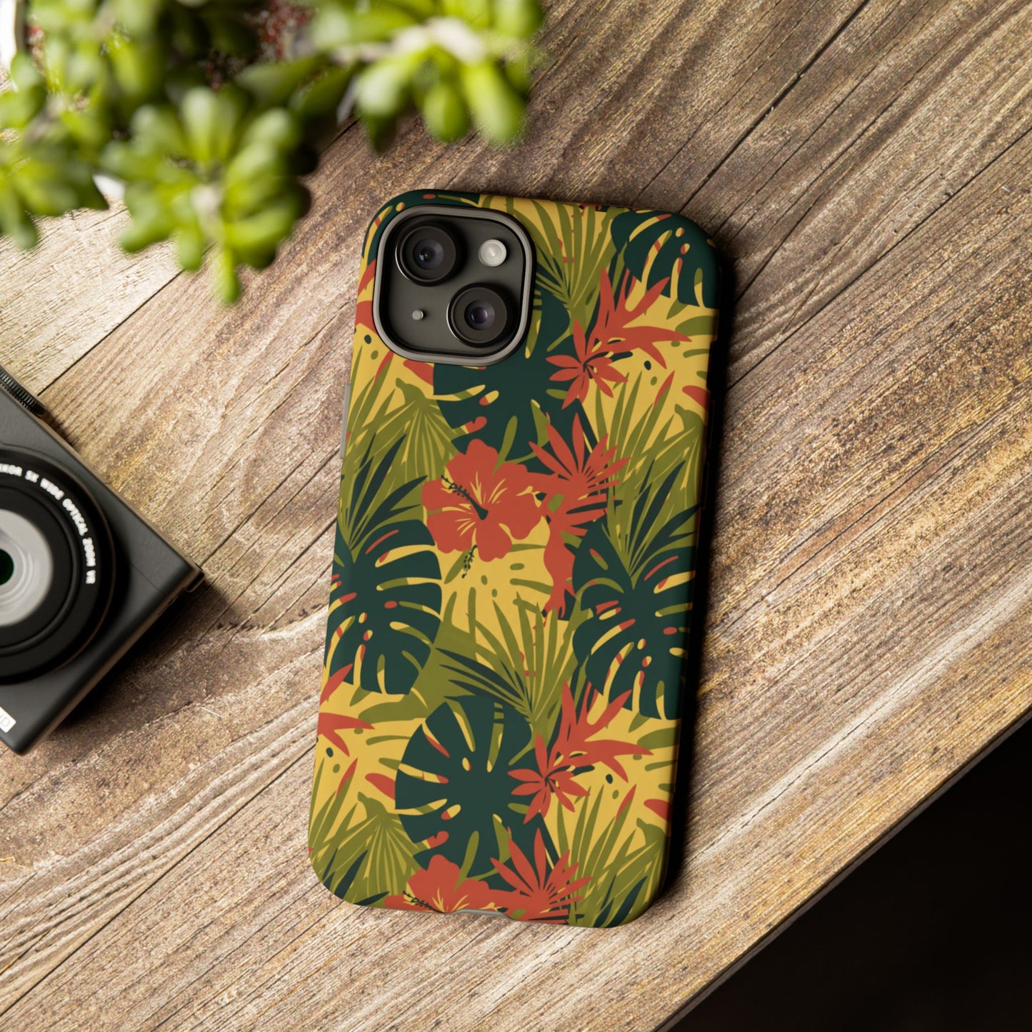 Tropical Hibiscus Phone Case — Durable Floral iPhone Protection