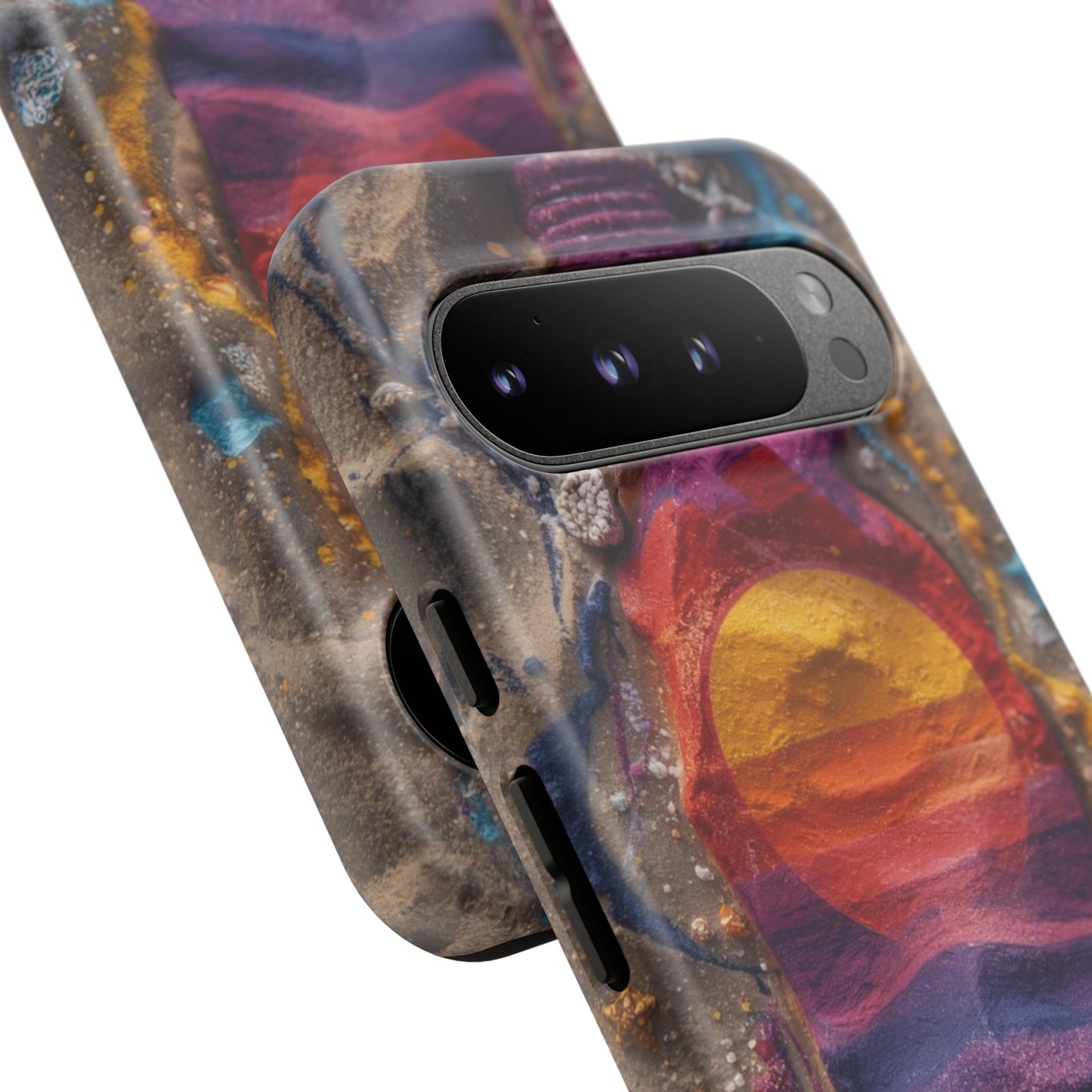 Phone Case — Colorful Sand Art Sunset Tough Protective Case