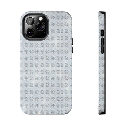 Tough Phone Case — Subtle floral Print Protective Cover