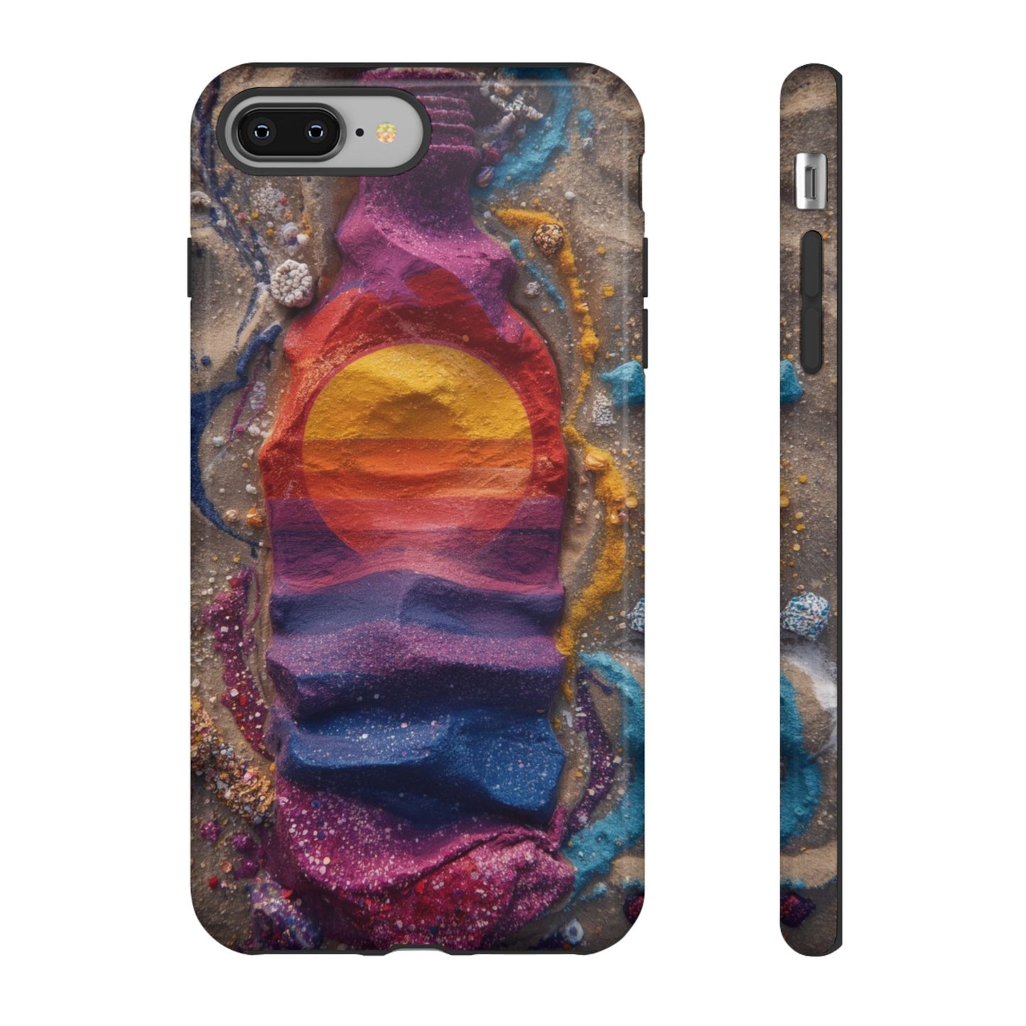 Phone Case — Colorful Sand Art Sunset Tough Protective Case