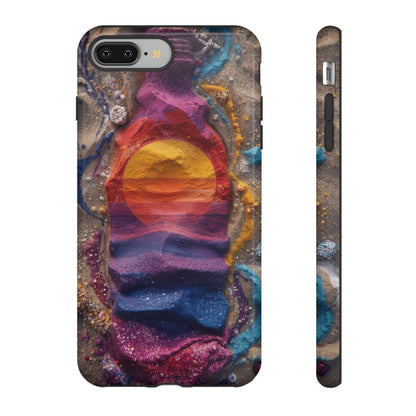 Phone Case — Colorful Sand Art Sunset Tough Protective Case