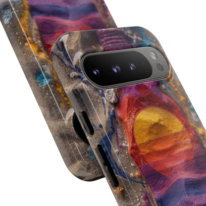 Phone Case — Colorful Sand Art Sunset Tough Protective Case