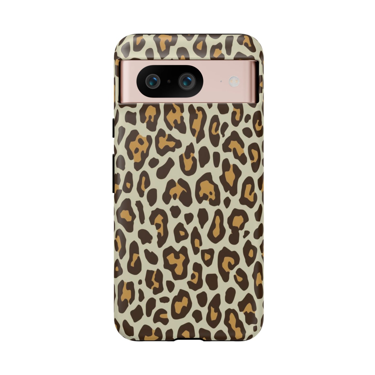 Leopard Print Tough Phone Case — Durable Protective Animal Print Case