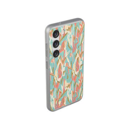 Pastel Abstract Floral Phone Case - Flexi Case