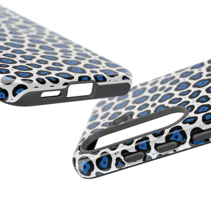 Blue Leopard Print Phone Case – Tough Protective Cover