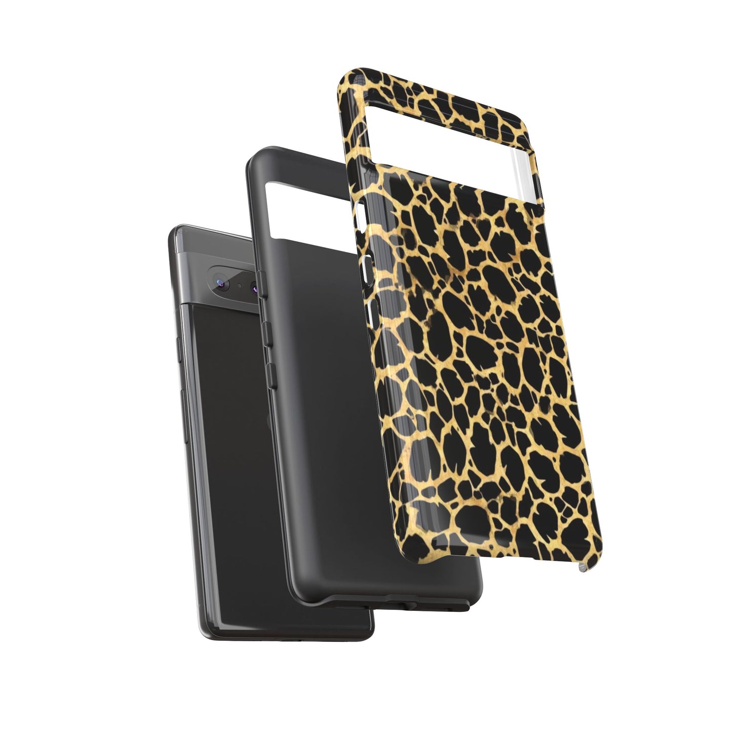Giraffe Print Tough Phone Case — Durable Leopard-Style Protective Cover