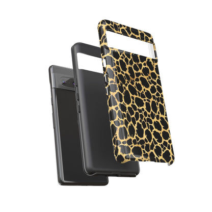Giraffe Print Tough Phone Case — Durable Leopard-Style Protective Cover