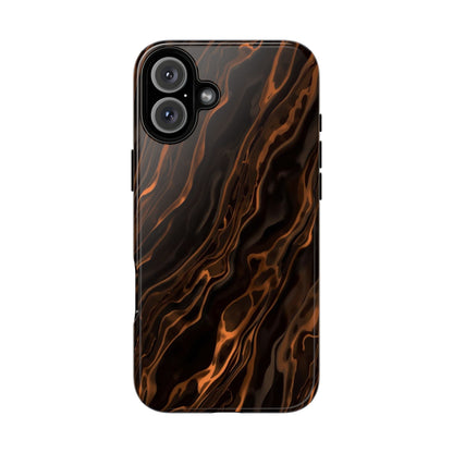 Copper Swirl Phone Case — Tough Protective iPhone Cover