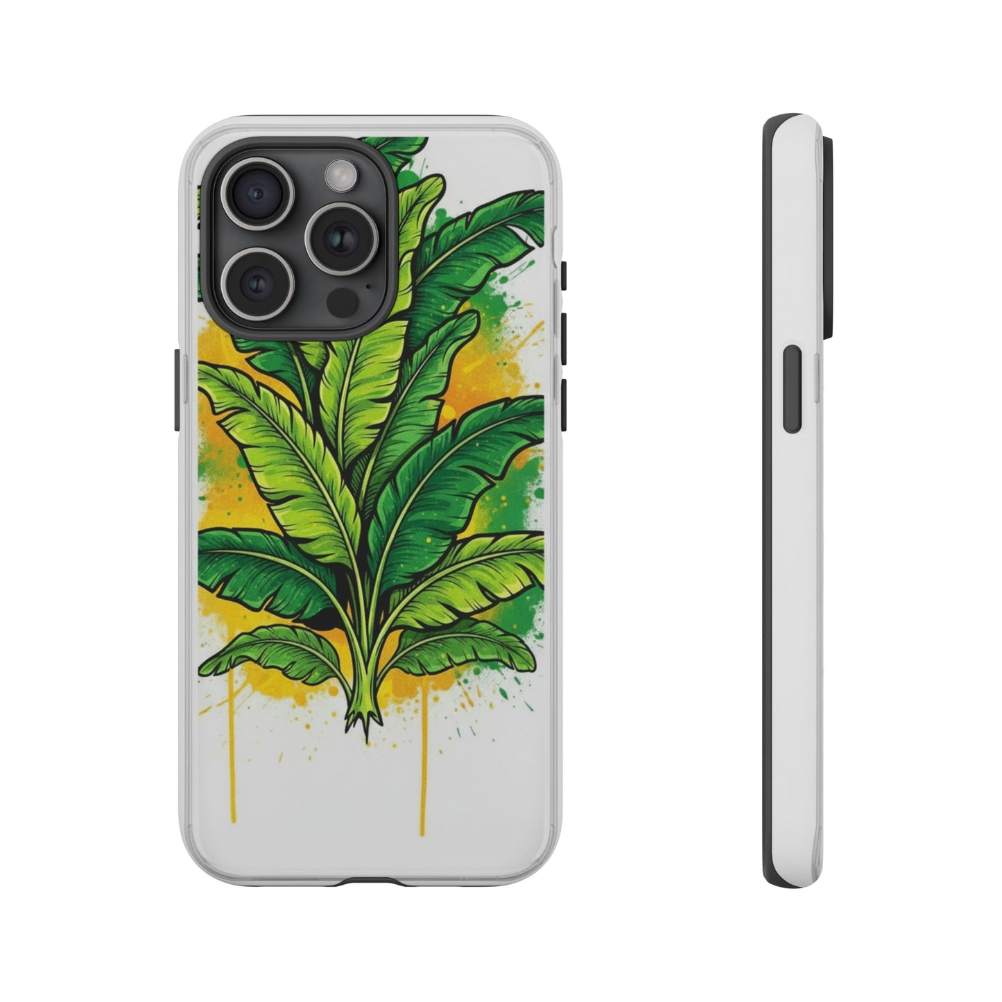 Tropical Banana Leaf Phone Case — Vibrant Green Plant Protector