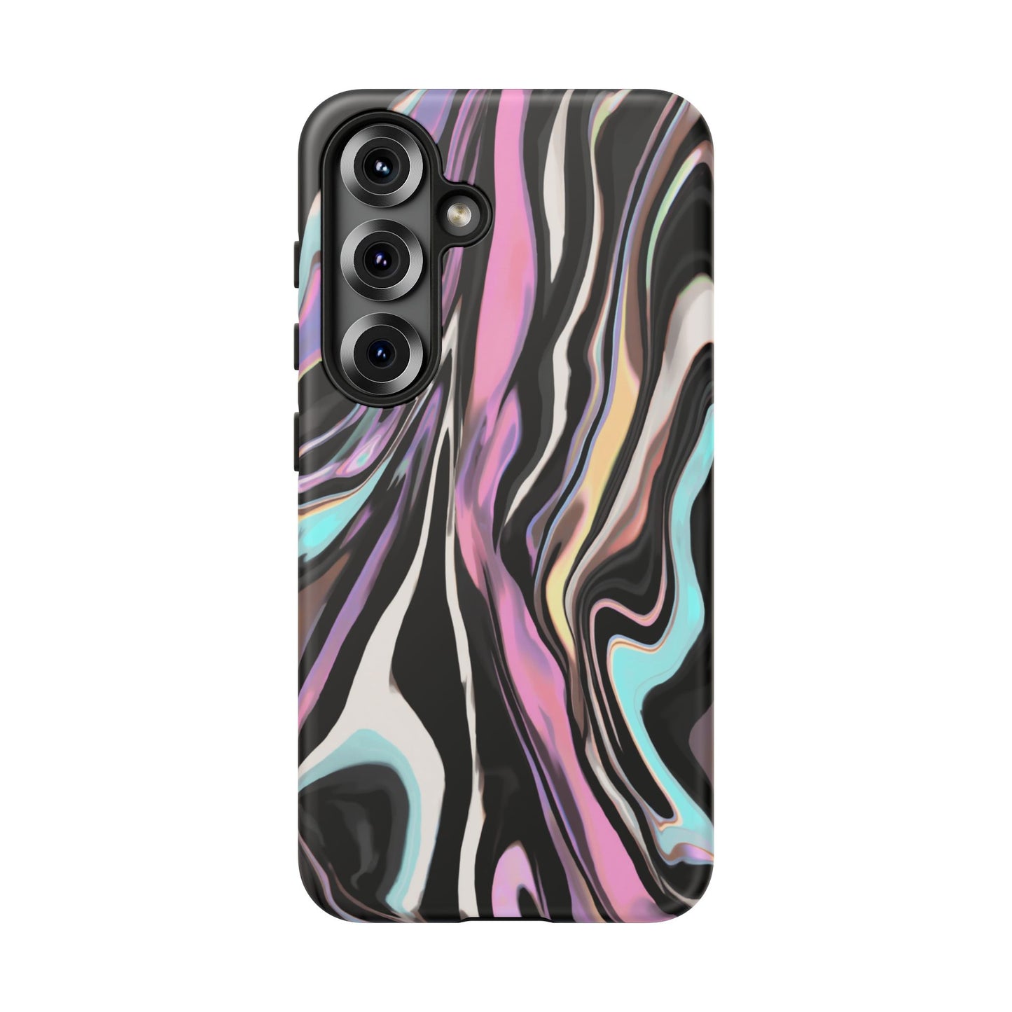 Abstract Marble Tough Phone Case — Pastel Swirl Protective Cover